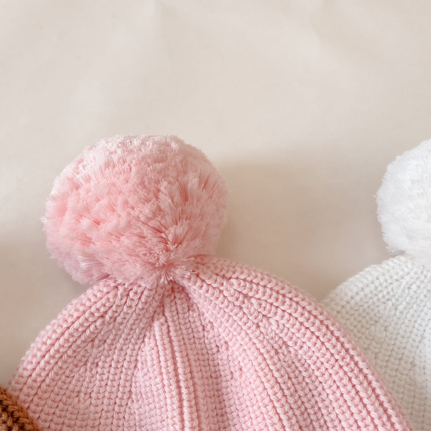 Knit Beanie - Pink Marshmallow