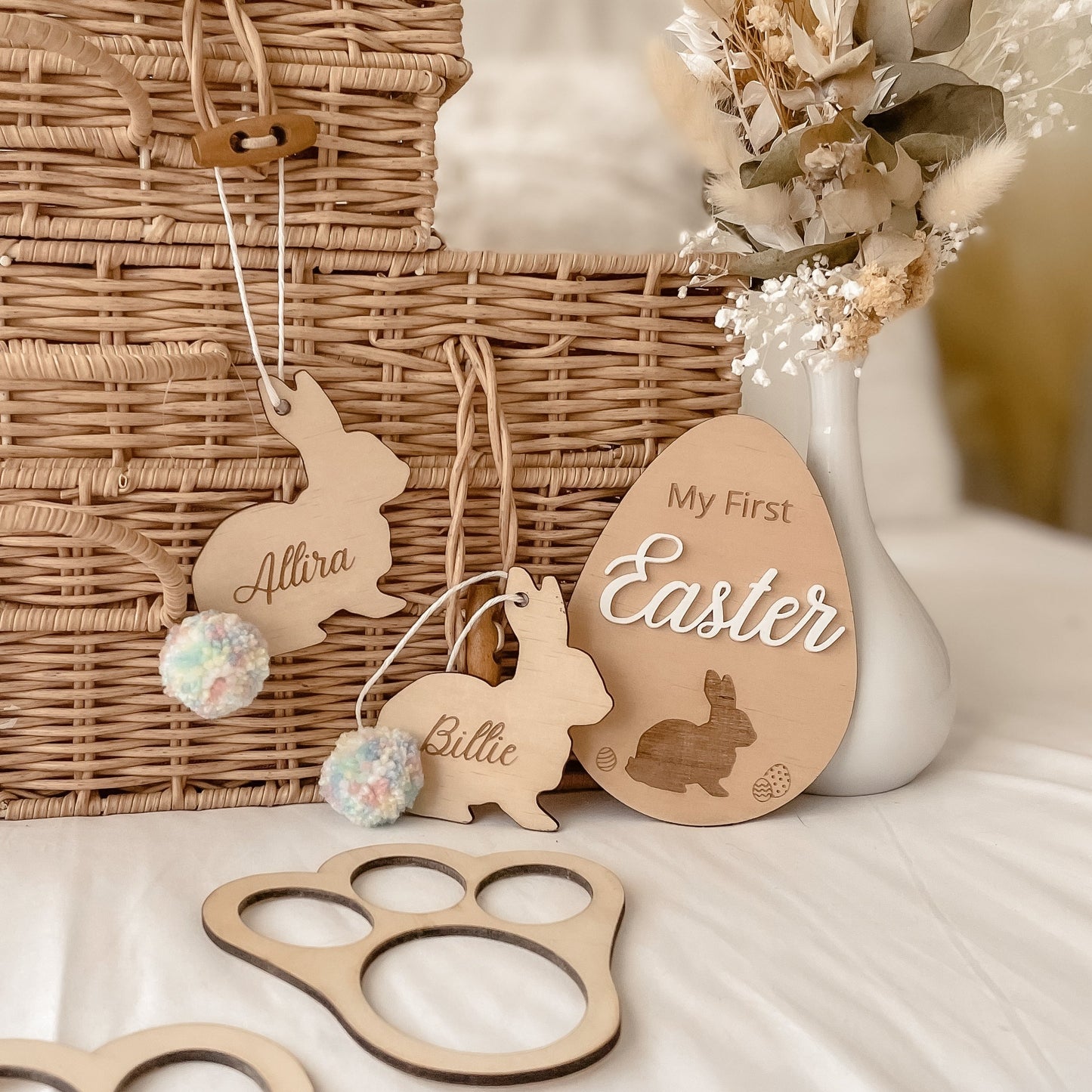 Wooden "My first Easter" Egg