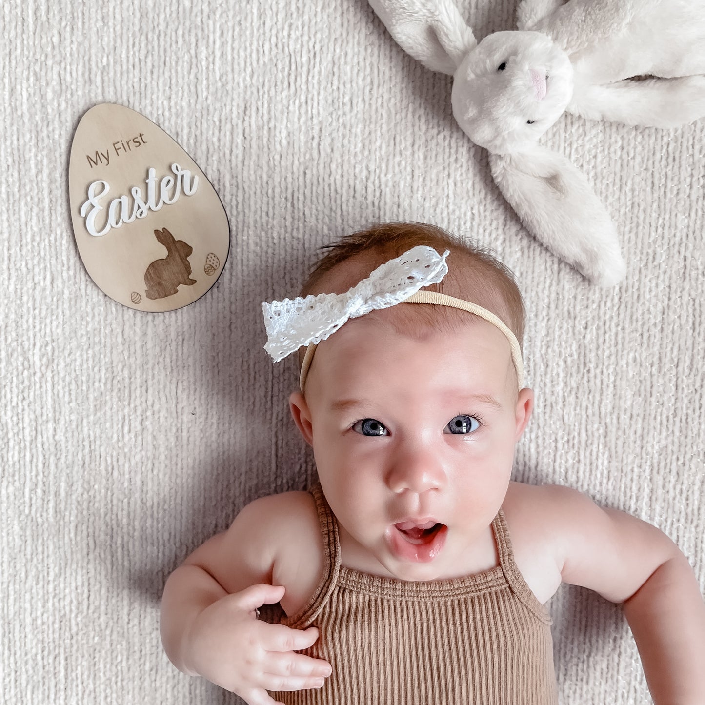 Wooden "My first Easter" Egg