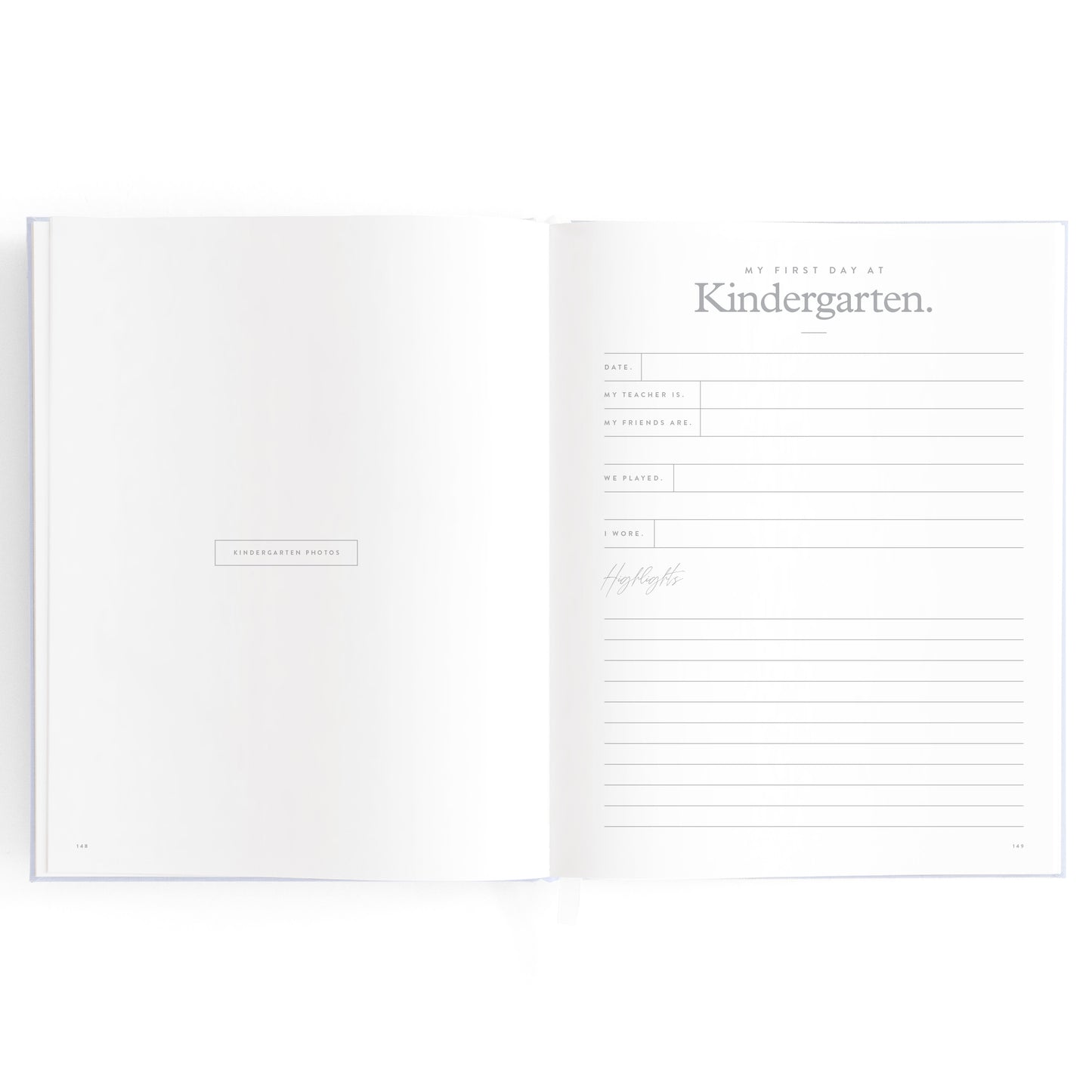 Baby Book - Powder Blue
