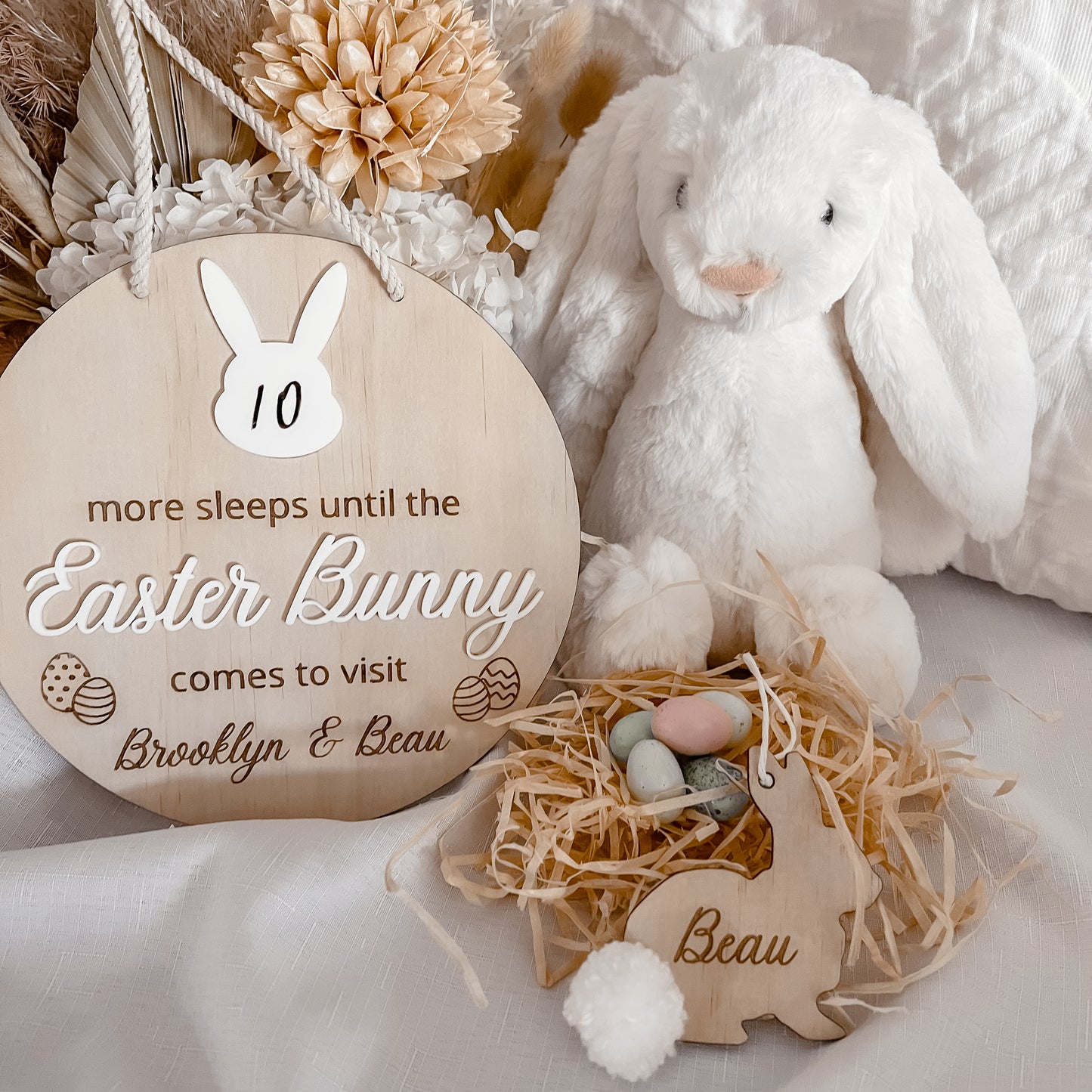 Personalised Hanging Easter Countdown