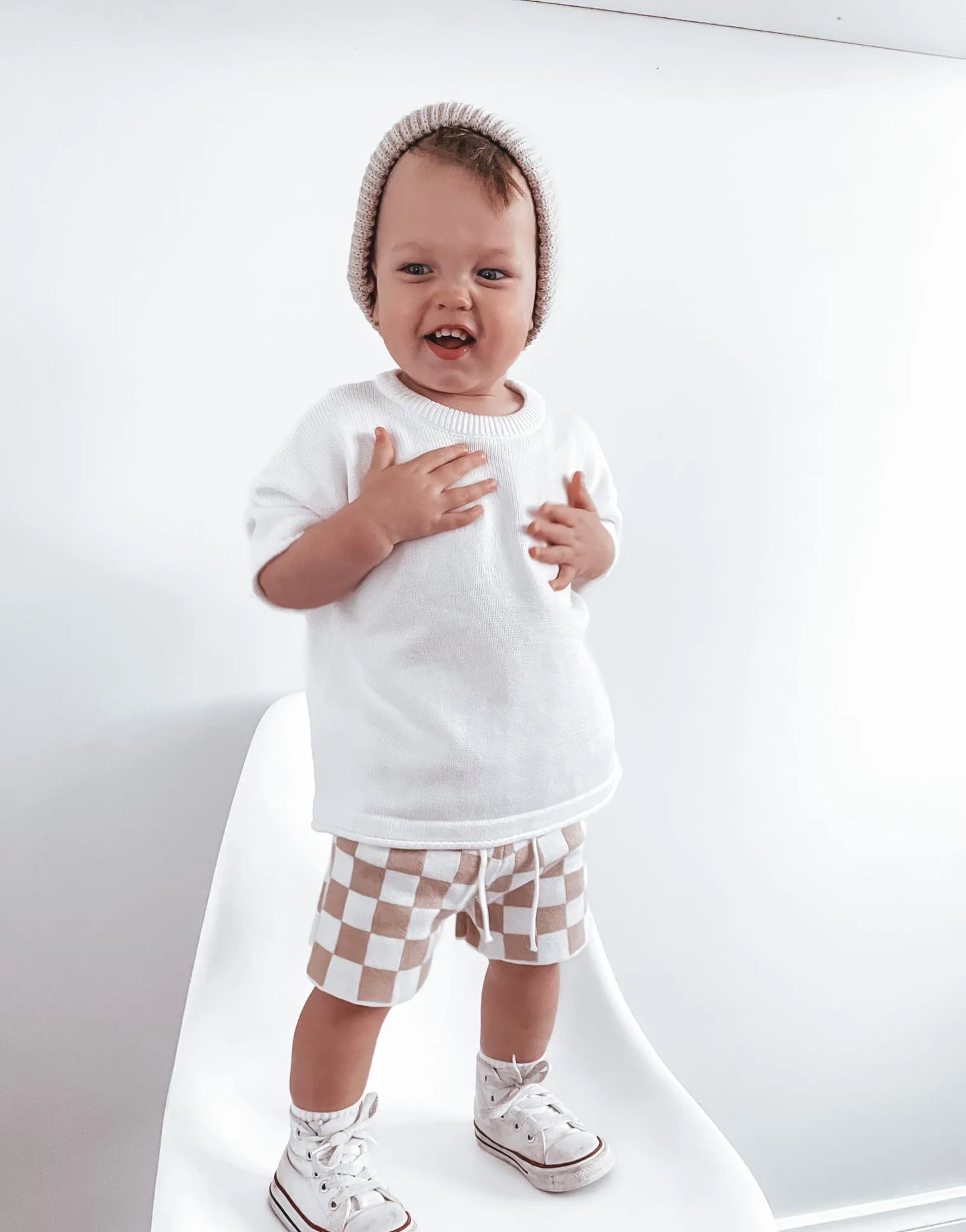 LUKI Milk Knitted Tee