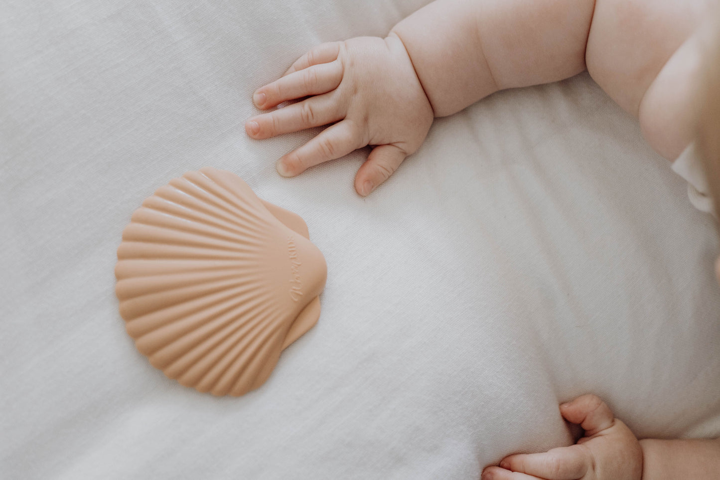 Silicone Teether - Nude Shell