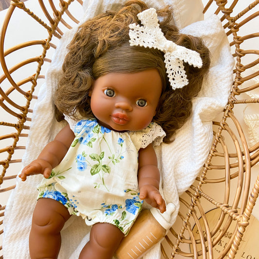 Doll Romper - Charlize Print